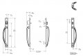 Rockwell Laguna Contemporary Keyed Entry Sliding Patio Door Handleset In Tuscan Bronze Finish