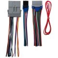 Aftermarket Radio Wiring Harness Kit Male Female Plug 12v Power Red Wire Fit For G-m-c Sierra 2003-2007 