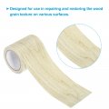 Patikil Wood Grain Repair Tape 2 X30 Self Adhesive Realistic Textured Patch For Floor Door Table Cabinets Desk Grey Oak