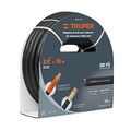 Air Compressor Reinforced Rubber Hose 3 8 In X 24 Ft Man-ap-7 5-3 Black With 1 4 Npt Male And Female Connectors 355 Psi Maximum 