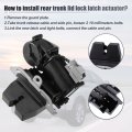 X Autohaux Rear Side Power Door Lock Actuator Motor Ford Escape Explorer Edge For Lincoln Mkx Navigator Police Interceptor