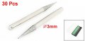 Uxcella 15mm X 1mm Cone Head Diamond Mounted Point Buffing Bits 30 Pcs