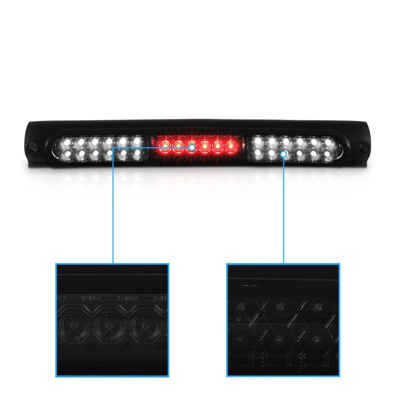 Amerilite Smoke Led High Mount Stop 3rd Brake Lights G2 For Ford F150