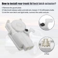 Uxcell Rear Tailgate Liftgate Door Lock Actuator For Honda Fit 2007-2008 No 74896saa003 74801saae21