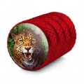 Leopard Hunting Valve Stem Caps For Tire Rim Wheel Aluminum Red