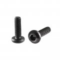Uxcell M2x8mm M2x7mm Thread 10 9 Alloy Steel Button Head Hex Socket Cap Screw Bolt 200pcs