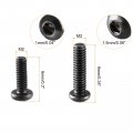 Uxcell M2x8mm M2x7mm Thread 10 9 Alloy Steel Button Head Hex Socket Cap Screw Bolt 200pcs