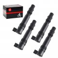 4pcs Ignition Coils For Honda Cbr600f4 Cbr600f4i Cbr954rr Cbr929rr 1999-2006 30700-mbw-611