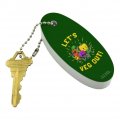 Graphics More Let S Veg Out Vegetables Rock Relax Funny Humor Floating Keychain Oval Foam Fishing Boat Buoy Key Float