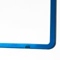 Uframe Slim Style 2 Screw Holes Stainless Steel License Plate Frame Holder Blue