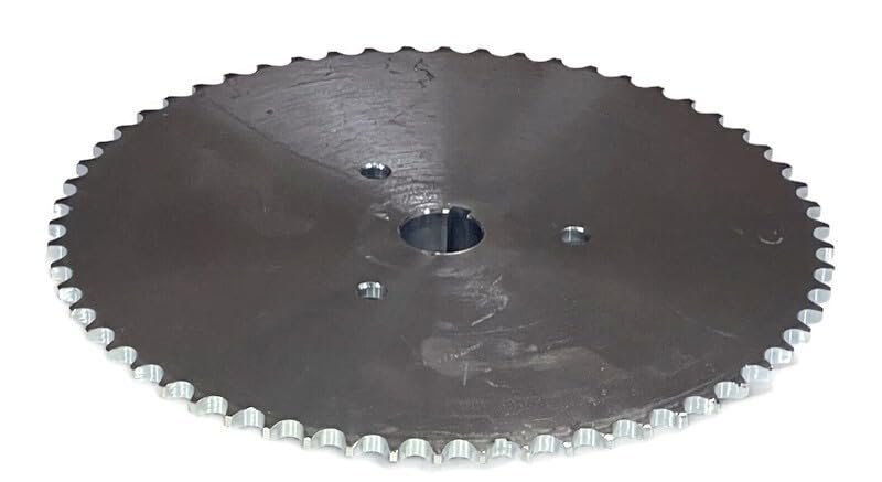 60 Tooth Sprocket Hub For Yerf Dog 32001 3203 3204 3205 3208 40 420 Chain 1 In Bore With 1 4 Keyway 2 7 8 Mount Hole Distance