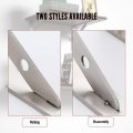 Mromax 1pcs Shelf Bracket 16 X 9 84inch 110lbs Heavy-duty Stainless Steel Solid Support Corner Brace Joint Right Angle Silver