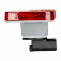 Rear Side Marker Light For Chevy Hhr 2006 2007 2008 2009 2010 2011 Passenger Gm2861109 20776733 Halogen Red Lens Assembly