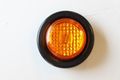 Pair Of 2 Led Round Clearance Side Marker Light Kit Amaber With And Grommet Truck Trailer Rv 15103ak 