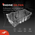 A-premium Engine Oil Pan Sump With Drain Plug Compatible Volkswagen Jetta 2006-2008 Eos 2007-2009 Gti Passat Audi A3 Tt