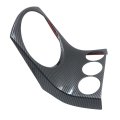 Carbon Fiber Effect Interior Shift Frame Cover For Nissan 350z Manual 2003 2004 2005 Abs Center Console Trim Panel With Double 