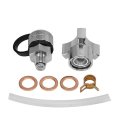 Quick Twist Oil Drain Valve For M14-1 50 With Stainless Hose Attachment 1 Kit 