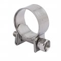 Uxcell 15mm-17mm 304 Stainless Steel Screw Mounted Adjustable Pipe Hose Clamps 4pcs