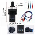 3 Sets Auto Signal Simulator Repair Tester Analog Adjustable Resistor Sensor Diagnose