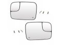 Door Power Mirror Glass Set Heated For 2005-2009 Dodge Ram 2500 Without Auto-dimming Without Blind Spot Detection Function Fold 
