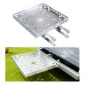 Rv Cargo Carrier For Campers Trailers Rear Bumper-mounted Generator Luggage Basket Rack Tray Kit Weighs 15 Pounds And Carries 