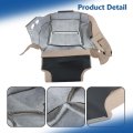 2pcs Tan Cloth Seat Cover Front Passenger Side Bottom And Top Lean Back Replacement For F150 Xlt 2011-2014