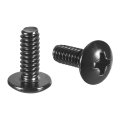 6-32 X 3 8 Truss Head Phillips Machine Screws Full Thread Drive 304 Stainless Steel 18-8 Black Oxide Finish Quantity 50 