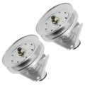 Caltric 2 Spindle Assembly Compatible With John Deere Lawn Tractor Lt180 Am126225 Am121324