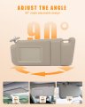 Ocpty Left Driver Side Sun Visor With Sunroof Fit For 2009-2016 Toyota Venza 74320-0t022-a1 Beige