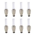 8 X 2024 Cylindrical Shape Bicycle Valve Cap Bike Accessories Wheel Spokes Tire Cycling Batteries Tyre Caps Lantern Lamp