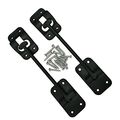 Campn T-style 6 Door Latch-holder-catch With Screws For Rv Trailer Camper Motor Home Cargo Replacement Black 2-sets 