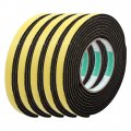 Uxcell Sealing Foam Tape 12mm Wide 4mm Thick 3 M 9 84ft Long Self Adhesive Weather Strip For Window Door Insulation Yellow