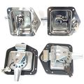 4 Rv Door Tool Box Lock With Gasket T-handle Latch Keys 304 Stainless Steel Highly Polished 