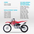 Intake Exhaust Engine Valves Seals Springs Kit For Honda Xr75 Xr80 Xr100 Xl75 Xl80 Xl100 Crf80 Crf100 Oem 14711-152-000