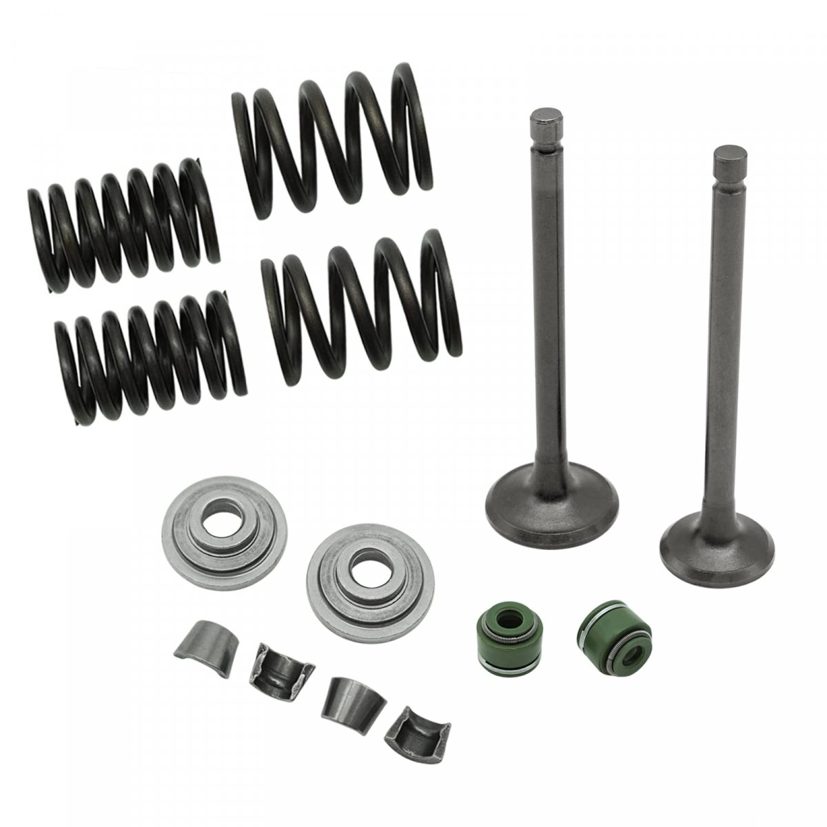 Intake Exhaust Engine Valves Seals Springs Kit For Honda Xr75 Xr80 Xr100 Xl75 Xl80 Xl100 Crf80 Crf100 Oem 14711-152-000