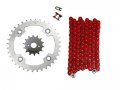 Red 520x98 Drive Chain 15 36 Sprockets 2006-2009 For Suzuki Lt-r450 Quadracer 
