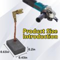 Upgrade 8-pack Cb318 Carbon Brushes For 9565pc 5 Sjs Angle Grinder 9564pc 4-1 2