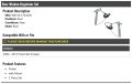 Marketplace Auto Parts Rear Power Window Regulator And Motor Assembly Set Of 2 Compatible With 2006-2013 Chevy Impala