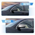 X Autohaux 1 Pair Car Exterior Chrome Plated Mirror Cover Top Half Mirrora Cover Cap Overlay For Gmc Terrain 2010-2017