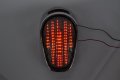 Topzone Moto Smoked Lens Motorcycle Led Taillights Brake Tail Light With Integrated Turn Signal Lamp Indicators For Kawasaki 