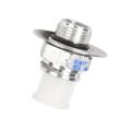 Engine Oil Cooler Connector For 2005 Gmc Yukon Steel Straight Threaded End 0 75 In Outside Diameter Replacement 23378668 