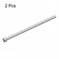 Uxcell Straight Ejector Pins 9 5mm 3 8 Dia 65mn Steel Round Tip Punch 200mm Long For Mechanical Maintenance 2pcs