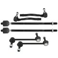 6-piece Fit For Mercedes-benz Gl320 Gl350 Gl450 Gl550 Ml320 Ml350 Ml500 Ml550 Inner Tie Rod End Outer Sway Bar Link 