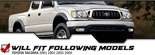 Epic Lighting Oe Style Replacement Chrome Trim Corner Signal Lights For Toyota 2001-2004 Tacoma Regular Access Cab Not Full