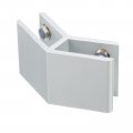 Uxcell 135 Degree Glass Clamp For 10-12mm Thickness Adjustable Double Side Shelf Support Bracket Aluminum Alloy Clip Holder