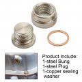 Secosautoparts 12mm Steel Bung Plug Washer Kit Transmission Sump Drain Weld In
