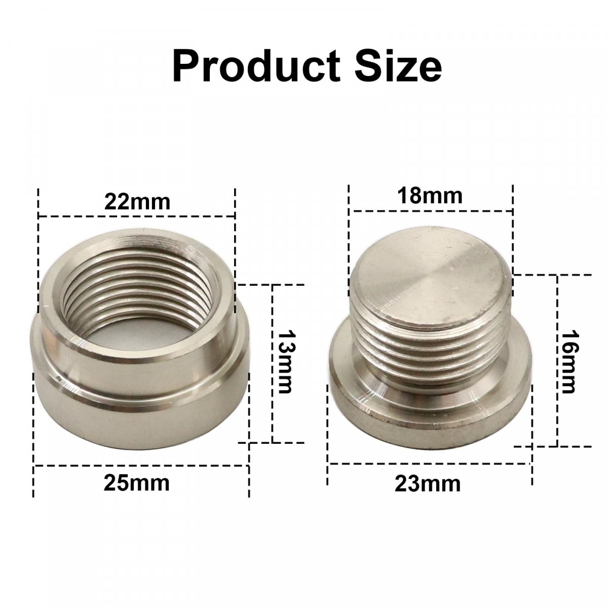 12mm Steel Bung And Plug With Copper Washer Kit Transmission Sump Drain Weld In For American Japanese European Cars Trucks