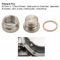 Secosautoparts 12mm Steel Bung Plug Washer Kit Transmission Sump Drain Weld In