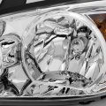 Auto Dynasty Chrome Housing Amber Corner Headlight Head Lamps Tool Kit For Camry 02-04