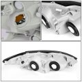 Auto Dynasty Chrome Housing Amber Corner Headlight Head Lamps Tool Kit For Camry 02-04